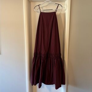 Banana Republic Burgundy Maxi Dress